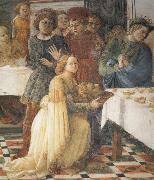 Details of The Feast of Herod Fra Filippo Lippi